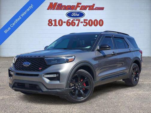CARBONIZED GRAY METALLIC 2021 Ford Explorer ST