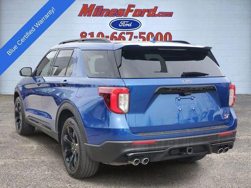 ATLAS BLUE METALLIC 2020 Ford Explorer ST