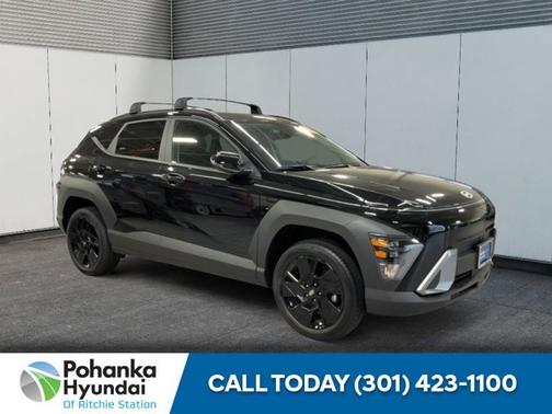 Black 2026 Hyundai KONA SEL Sport