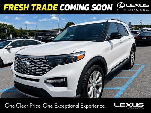 Star White Metallic Tri-Coat 2022 Ford Explorer Platinum