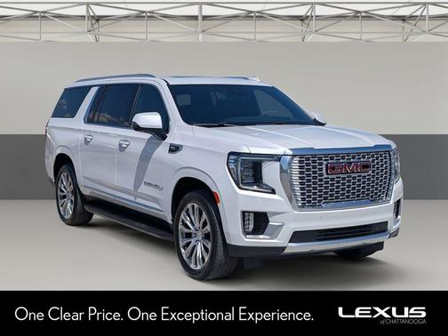 White Frost Tricoat 2023 GMC Yukon XL Denali