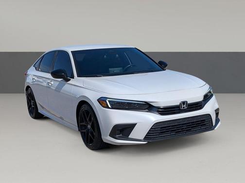 Platinum White Pearl 2022 Honda Civic Sport