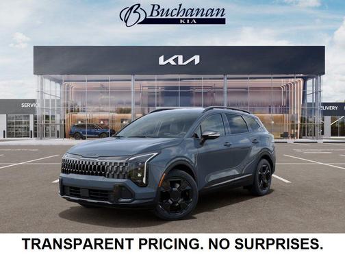 Heritage Blue 2026 Kia Sportage Hybrid X-Line