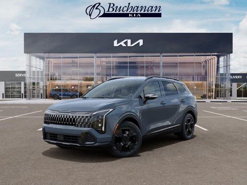 Heritage Blue 2026 Kia Sportage Hybrid X-Line