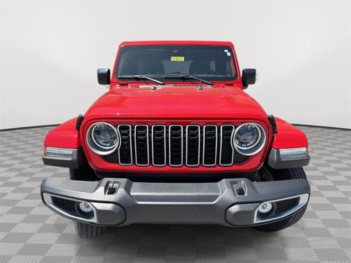 Firecracker Red Clearcoat 2025 Jeep Wrangler Sahara