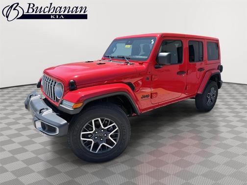 Firecracker Red Clearcoat 2025 Jeep Wrangler Sahara