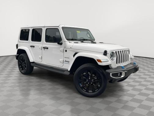 Bright White Clearcoat 2023 Jeep Wrangler 4xe Sahara