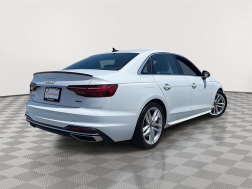 Glacier White Metallic 2024 Audi A4 45 S line quattro Premium