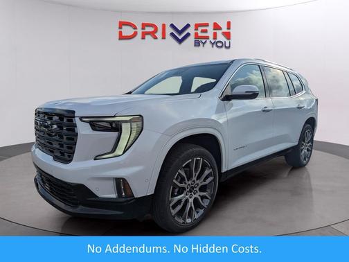 Glacier White Tricoat 2026 GMC Acadia Denali