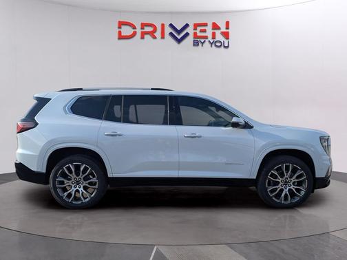 Glacier White Tricoat 2026 GMC Acadia Denali