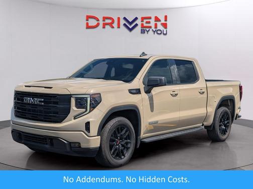 Desert Sand Metallic 2023 GMC Sierra 1500 Elevation