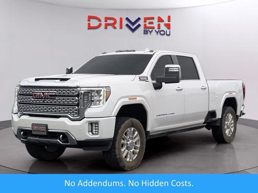 White Frost Tricoat 2023 GMC Sierra 2500 Denali