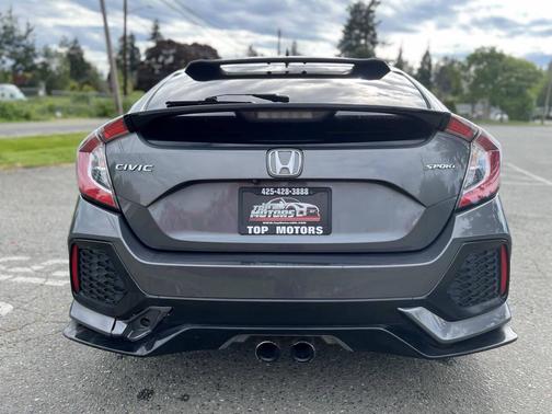 Gray 2017 Honda Civic Sport