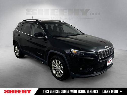 Diamond Black Crystal Pearlcoat 2019 Jeep Cherokee Latitude