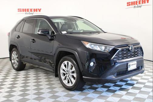 Midnight Black Metallic 2019 Toyota RAV4 XLE Premium