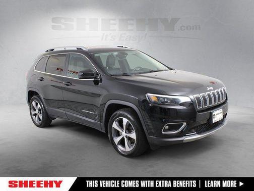 Diamond Black Crystal Pearlcoat 2019 Jeep Cherokee Limited