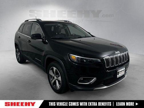 Diamond Black Crystal Pearlcoat 2019 Jeep Cherokee Limited