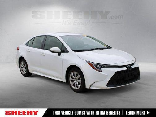 Super White 2021 Toyota Corolla LE