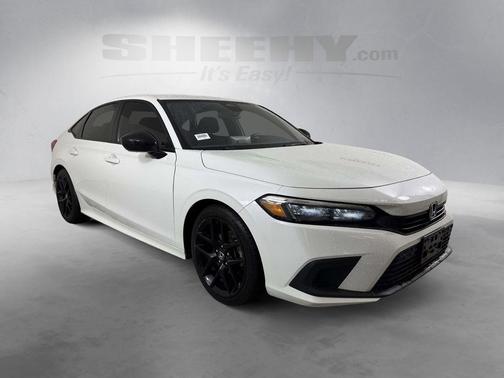 Platinum White Pearl 2023 Honda Civic Sport
