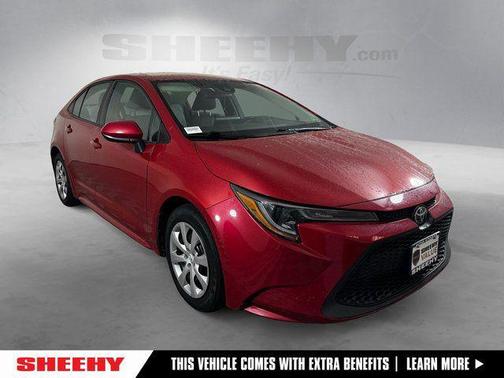 Barcelona Red Metallic 2020 Toyota Corolla LE