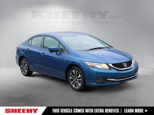 Dyno Blue Pearl 2015 Honda Civic EX