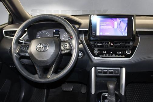 Jet Black 2024 Toyota Corolla Cross Hybrid S
