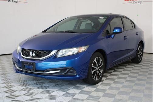Dyno Blue Pearl 2013 Honda Civic EX