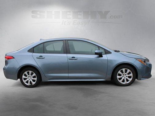 Celestite/Midnight Black Metallic 2023 Toyota Corolla LE