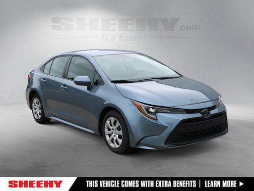 Celestite/Midnight Black Metallic 2023 Toyota Corolla LE