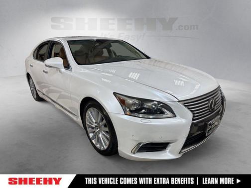 White 2017 Lexus LS 460 Base