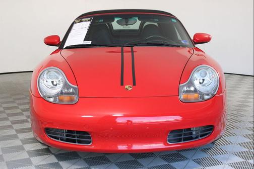 Red 2002 Porsche Boxster