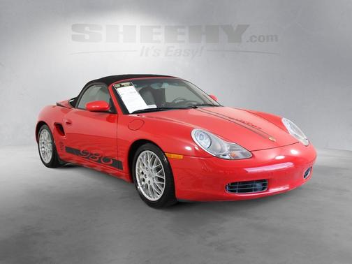 Red 2002 Porsche Boxster