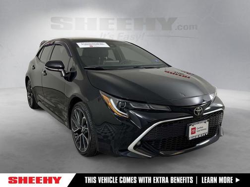 Midnight Black Metallic 2019 Toyota Corolla XSE