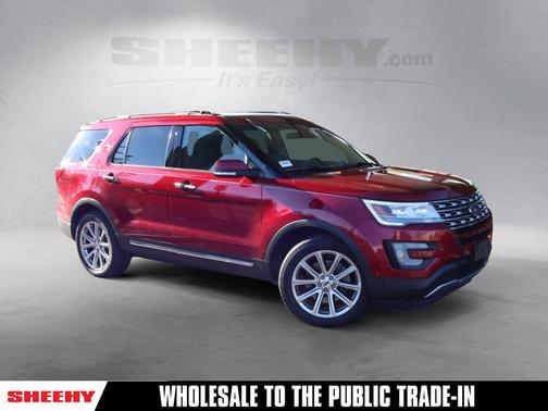 Ruby Red Metallic 2017 Ford Explorer Limited