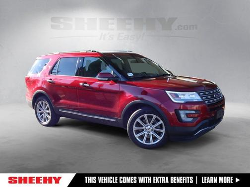 Ruby Red Metallic 2017 Ford Explorer Limited