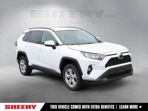 Super White 2021 Toyota RAV4 XLE