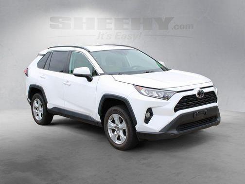 Super White 2021 Toyota RAV4 XLE