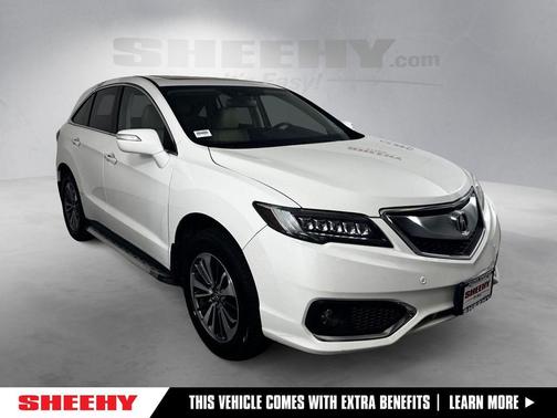 White Diamond Pearl 2017 Acura RDX Advance Package