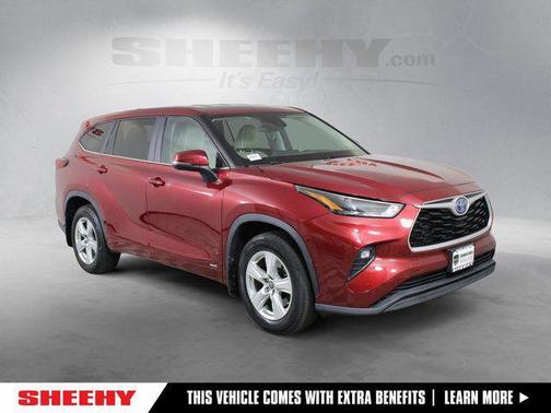 Ruby Flare Pearl 2023 Toyota Highlander Hybrid LE