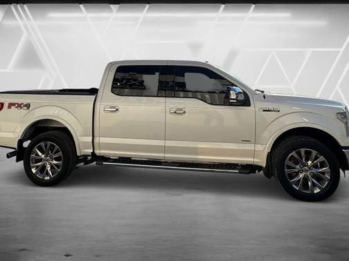 White Platinum Clearcoat Metallic 2015 Ford F-150 Lariat