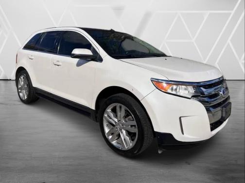 White Platinum Clearcoat Metallic 2013 Ford Edge Limited