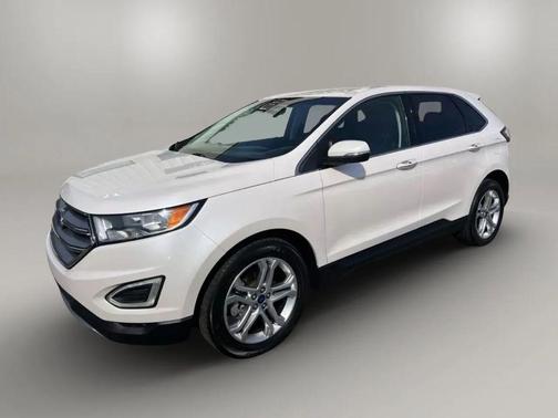 White Platinum 2018 Ford Edge Titanium