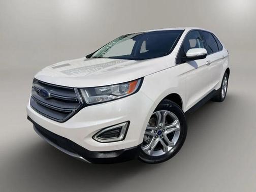 White Platinum 2018 Ford Edge Titanium