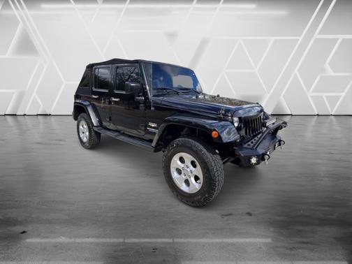 Black Clearcoat 2015 Jeep Wrangler Unlimited Sahara