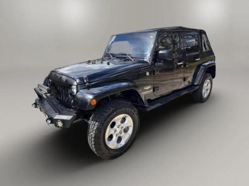 Black Clearcoat 2015 Jeep Wrangler Unlimited Sahara