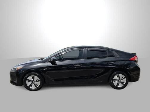 Black Noir Pearl 2018 Hyundai IONIQ Hybrid Blue