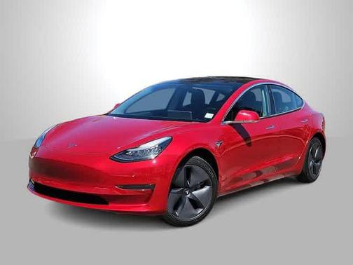 Red Multi-Coat 2020 Tesla Model 3 Standard Range Plus