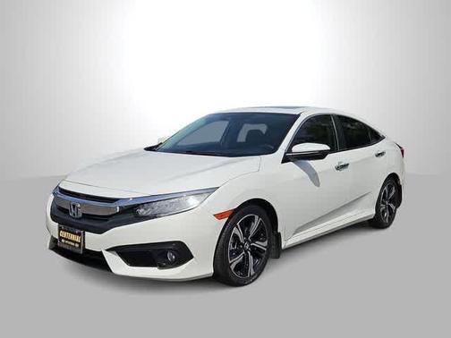 White 2017 Honda Civic Touring