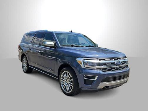 Infinite Blue Metallic Tinted Clearcoat 2022 Ford Expedition Max Platinum