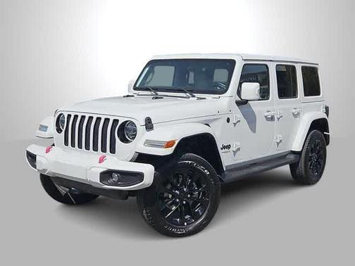 Bright White Clearcoat 2022 Jeep Wrangler Unlimited High Altitude 4x4